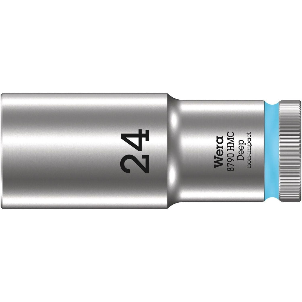 Wera 8790 Hmc Deep Socket With 1/2-in. Drive, 24x83-mm.