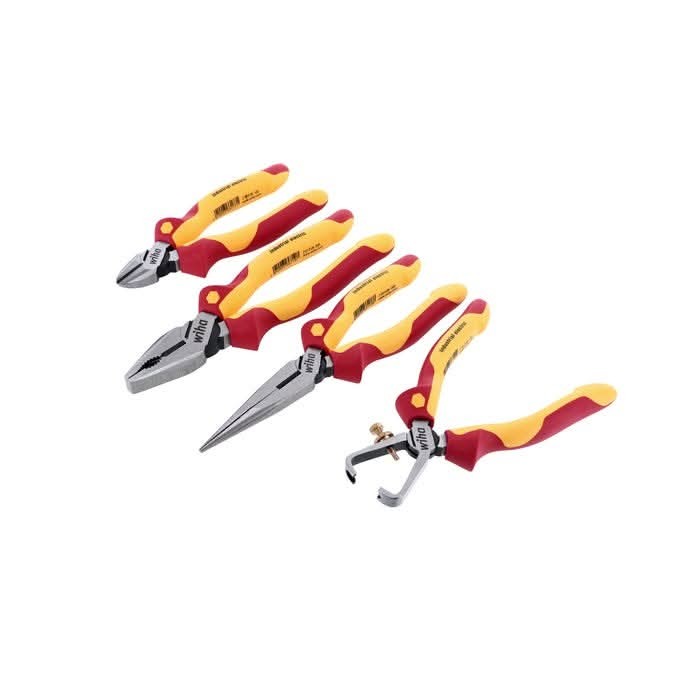 Wiha 32986 11-Piece Insulated Industrial Pliers and Screwdriver Set