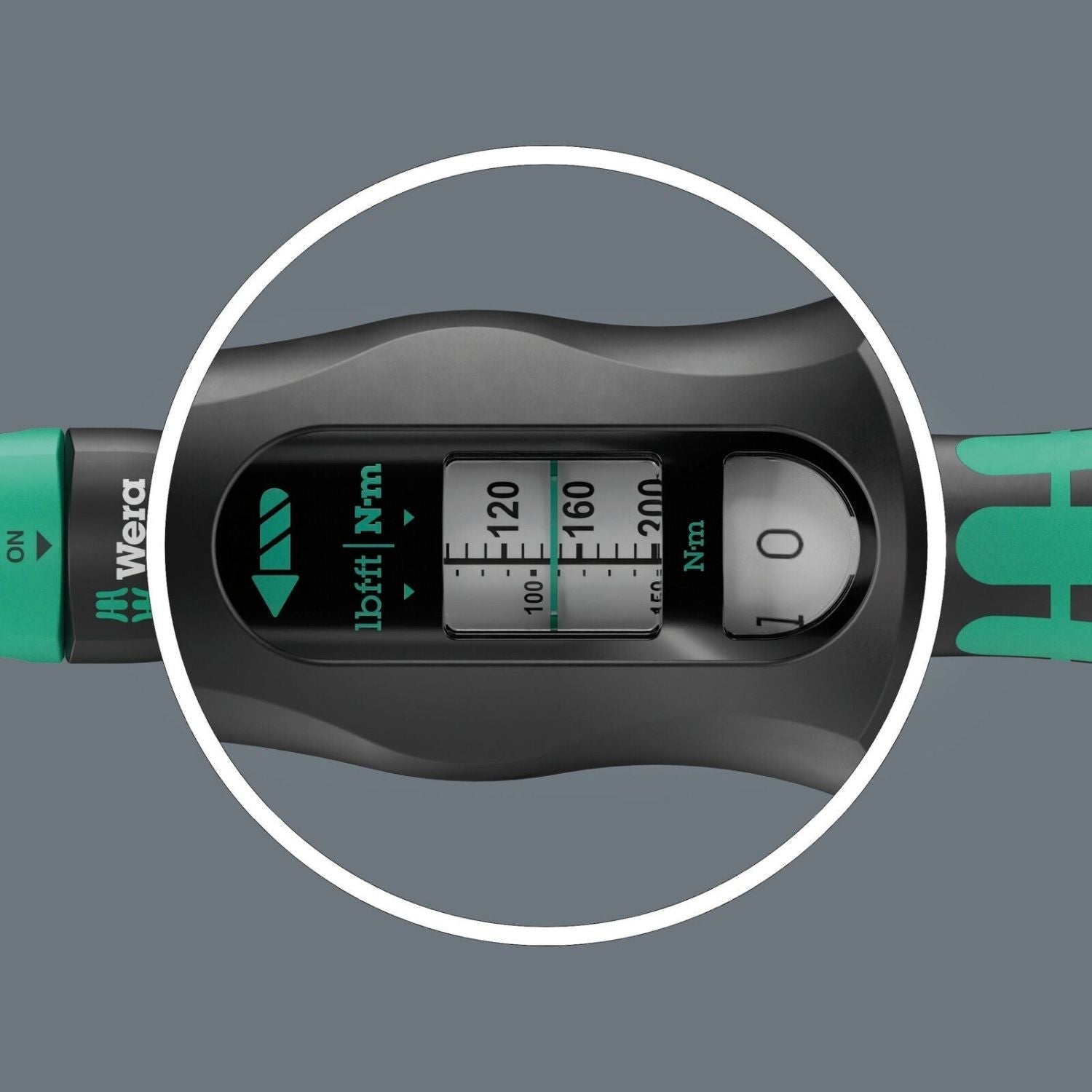 Wera Click-Torque Lock C 3 Torque Wrench, Adjustable, Reversible Ratchet, Torque Lock Function, 40-200 Nm, 1/2-in.x40-200 Nm