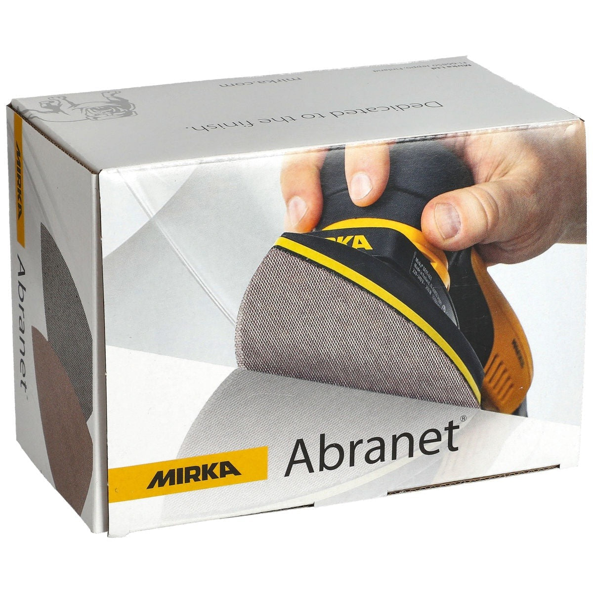 Mirka Abranet 4 x 6 x 6-in. P80 Grip Triangle Sanding Sheets, 50-Pack Dust-Free Sanding (9A-219-080)