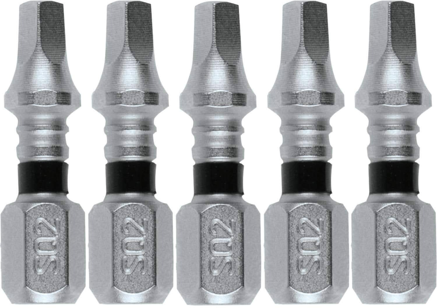 Makita E-00583 Impact XPS #2 Square 1" Insert Bit, 5/pk