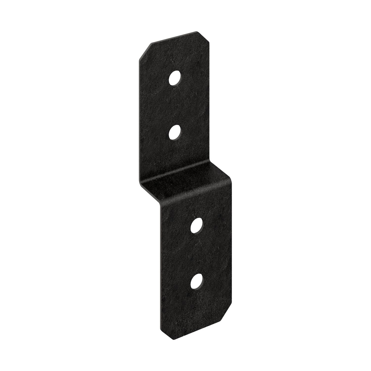 Simpson Strong-Tie APVDJT2-4 Outdoor Accents Avant Collection 3-in. ZMAX, Black Powder-Coated Deck Joist Tie for 2x