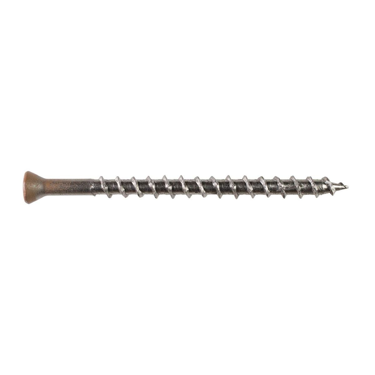 Simpson Strong-Tie S08250WJI Deck-Drive DWP WOOD SS Screw, #8 x 2-1/2-in. T20, Trim Head, Type 305, Tan 03, 350-Pack