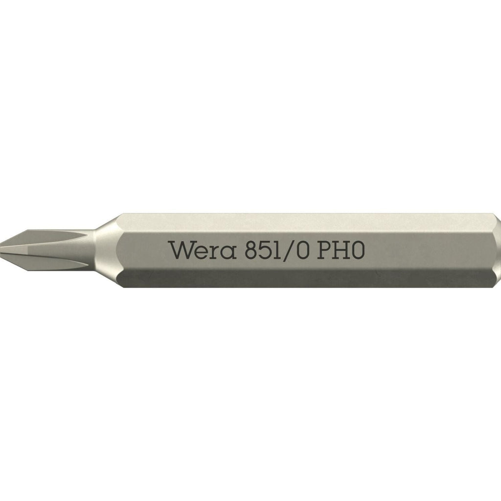 Wera 851/0 Micro Bit For Phillips Screws, Ph 00x30-mm.