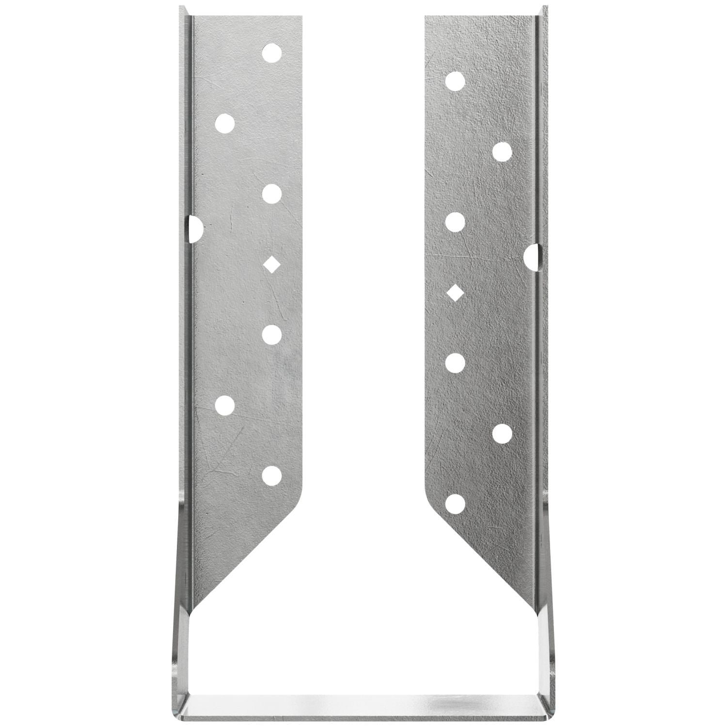Simpson Strong-Tie HUCQ210-3SS-SDS HUCQ Stainless-Steel Heavy Face-Mount Concealed-Flange Joist Hanger for Triple 2x10 w/ Screws