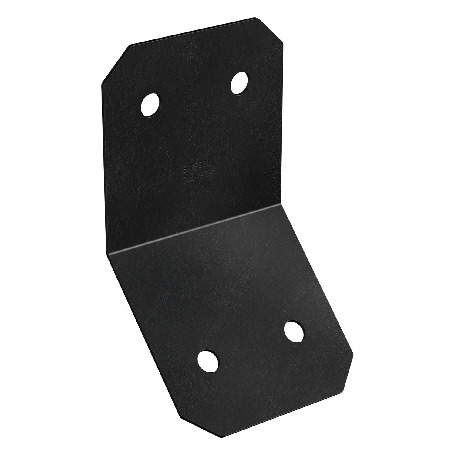 Simpson Strong-Tie APVKB45-6 Outdoor Accents Avant Collection ZMAX, Black Powder-Coated Knee Brace Connector for 6x