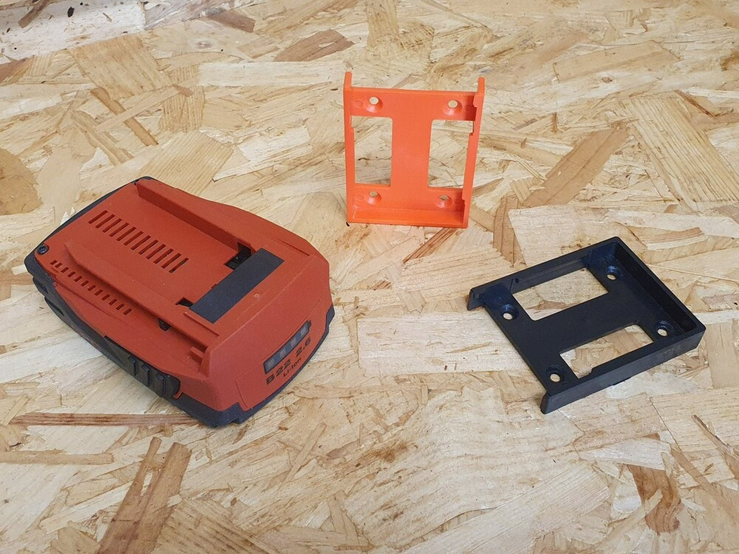 StealthMounts Battery Mounts for Hilti 22V, 6-Pack