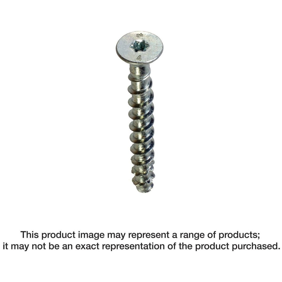 Simpson Strong-Tie THDB25234CS Titen HD 1/4-in. x 2-3/4-in. Zinc-Plated Countersunk Head Heavy-Duty Screw Anchor, 50-Pack
