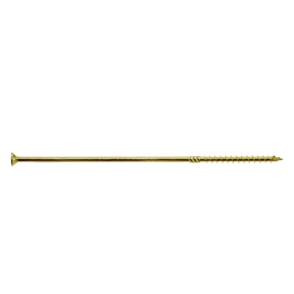 Simpson Strong-Tie SDCP221100 Strong-Drive SDCP TIMBER-CP Screw, 0.315-in. x 11-in. T40, Yellow Zinc, 250-Pack