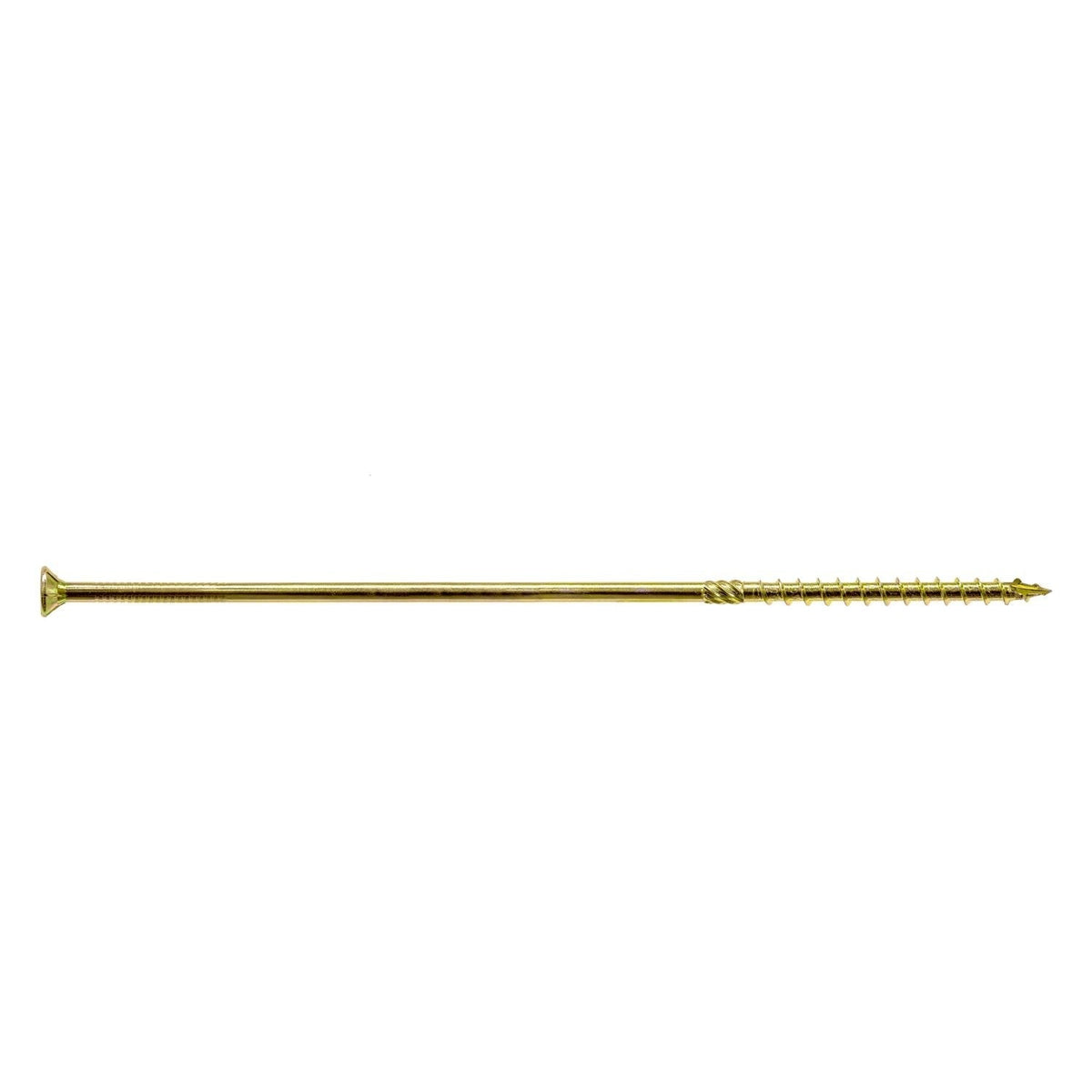 Simpson Strong-Tie SDCP221100 Strong-Drive SDCP TIMBER-CP Screw, 0.315-in. x 11-in. T40, Yellow Zinc, 250-Pack
