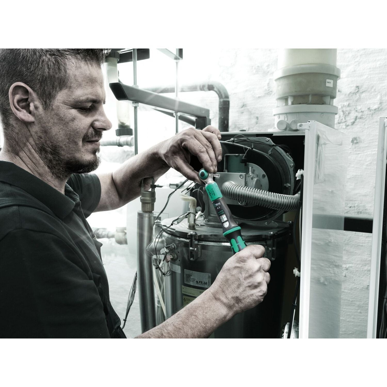 Wera Safe-Torque A 2 Torque Wrench With 1/4-in. Hexagon Drive, 2-12 Nm, 2-12 Nm