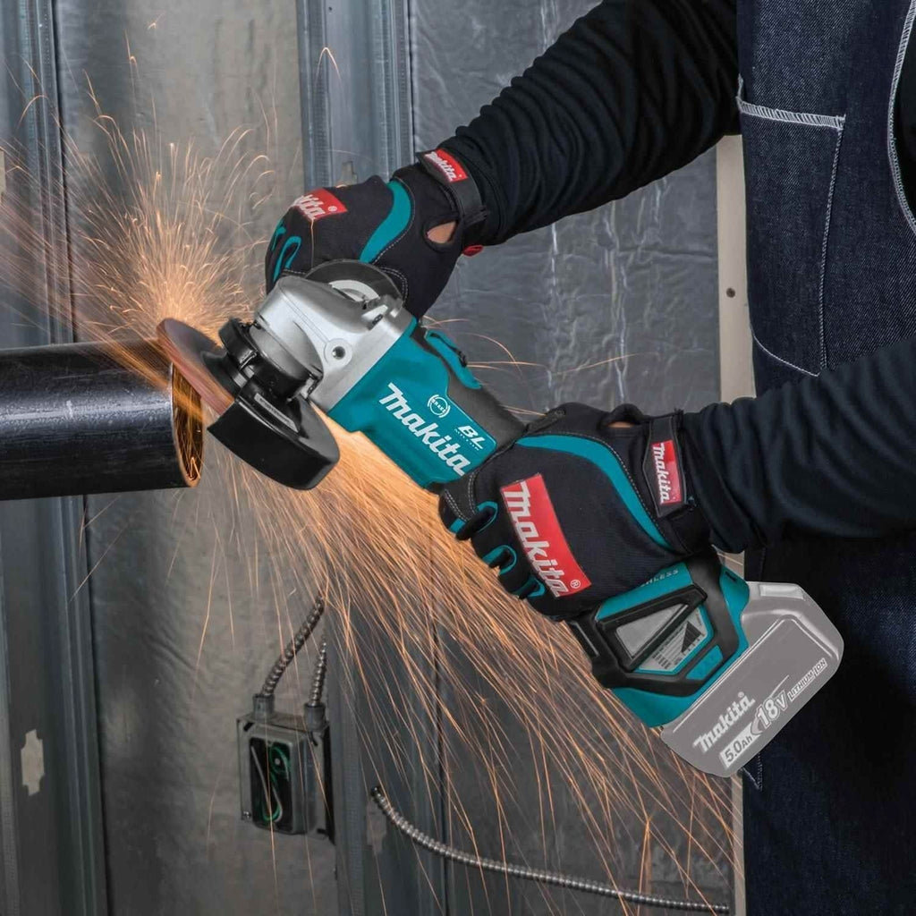 Makita XAG16Z 18V LXT Lithium-Ion Brushless Cordless 4-1/2"Â / 5" Cut-Off/Angle Grinder, with Electric Brake, Tool Only