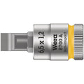 Wera 8700 A Fl Slotted Screws Zyklop Bit Socket, 1/4-in. Drive, 1.2x6.5x28-mm.
