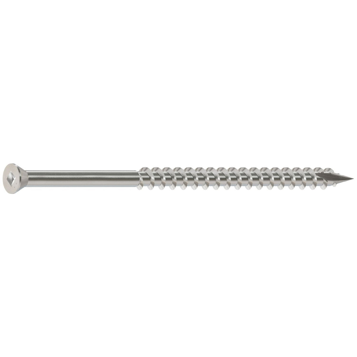 Simpson Strong-Tie S09350FB1 Trim-Head Screw, Square Drive, #9 x 3-1/2-in. #1 SQ, Type 305, 1-lb.