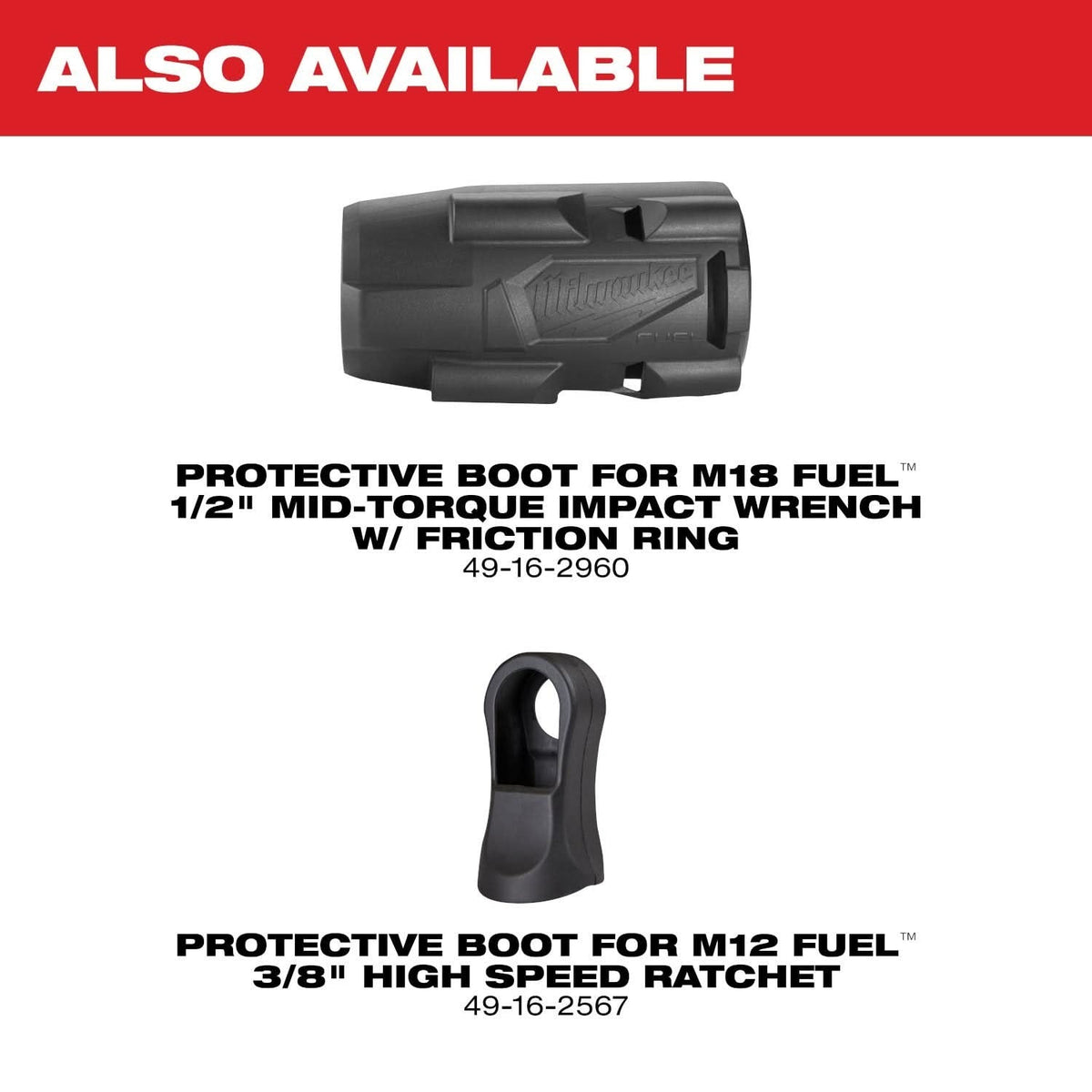 Milwaukee 3890-22 M18 FUEL Impact Wrench & M12 FUEL Ratchet 2-Tool Combo Kit