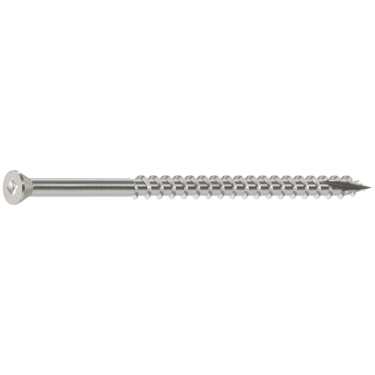 Simpson Strong-Tie S07300FB1 Trim-Head Screw, Square Drive, #7 x 3-in. #1 SQ, Type 305, 1-lb.