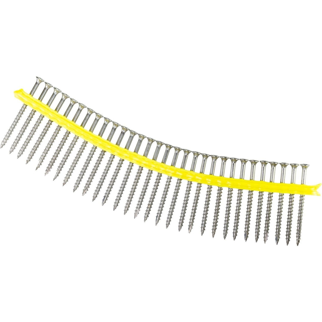 Simpson Strong-Tie Bugle-Head Wood Collated Screw, #10 x 3-in. #3 Square Drive, Type 305, 1000-Pack (SS3DSC3BS)