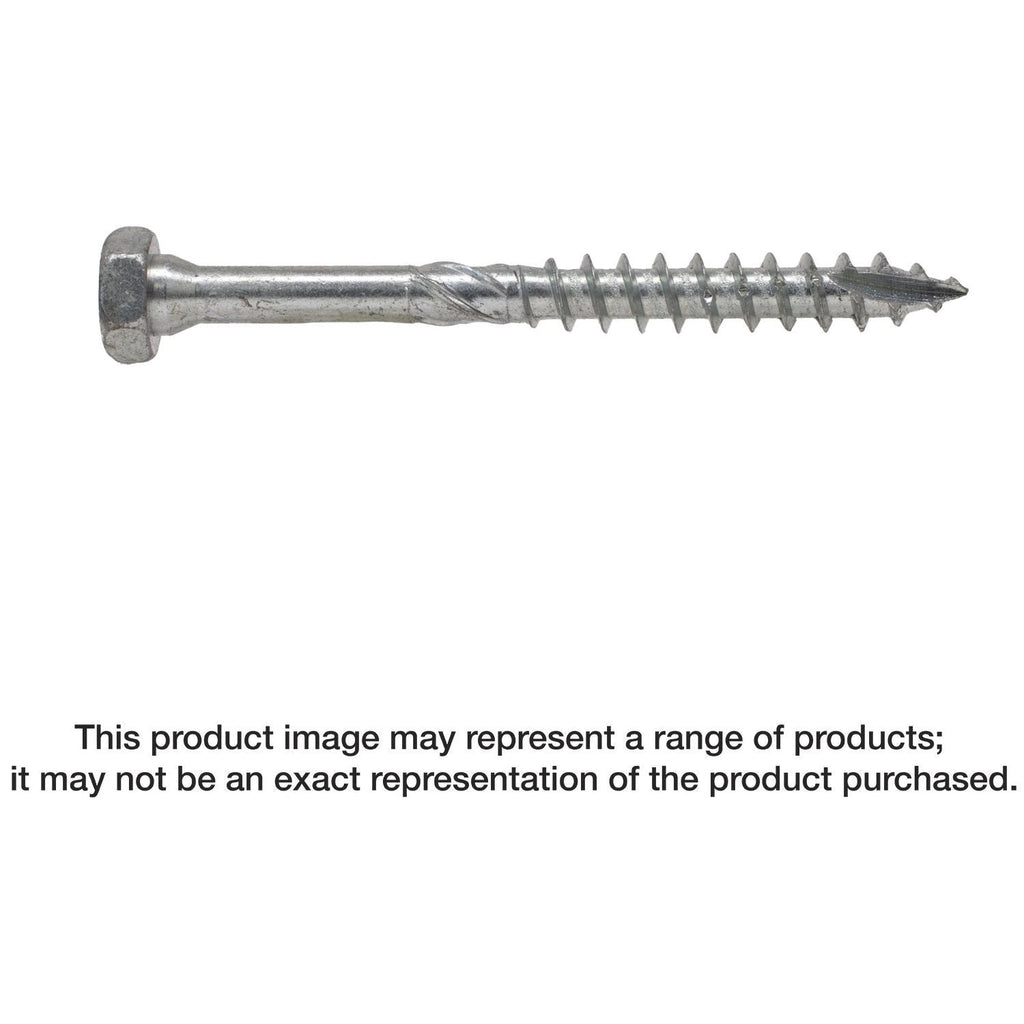 Simpson Strong-Tie SDHR27614-R25 Strong-Drive SDHR COMBO-HEAD Screw, 0.275-in. x 6-1/4-in., Blue Zinc, 25-Pack