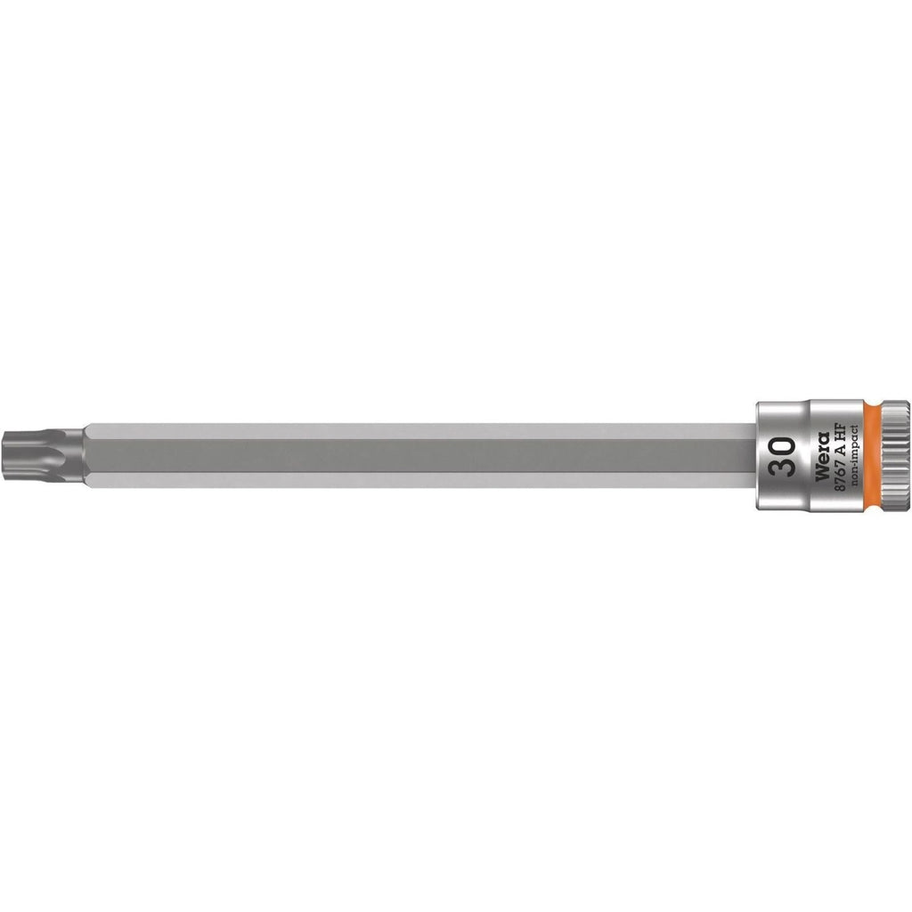 Wera 8767 A Hf Torx Zyklop Bit Socket With Holding Function, 1/4-in. Drive, Torx 30x100-mm.