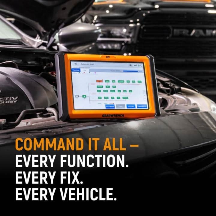 Gearwrench GWSMART10 10" Pro Command Wireless Bi-Directional Diagnostic Tablet with Rapid-Charge Dock