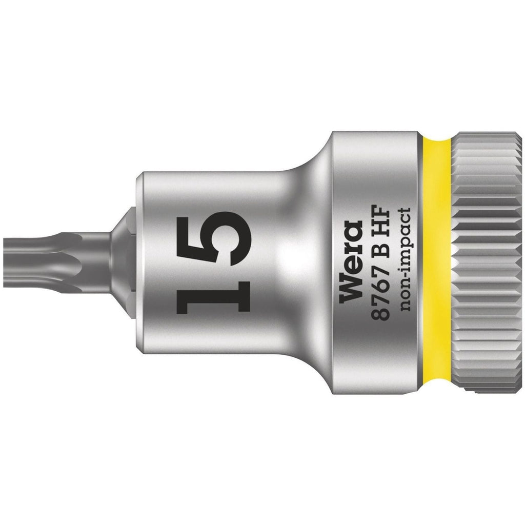 Wera 8767 B Hf Torx Zyklop Bit Socket With Holding Function, 3/8-in. Drive, Torx 15x35-mm.