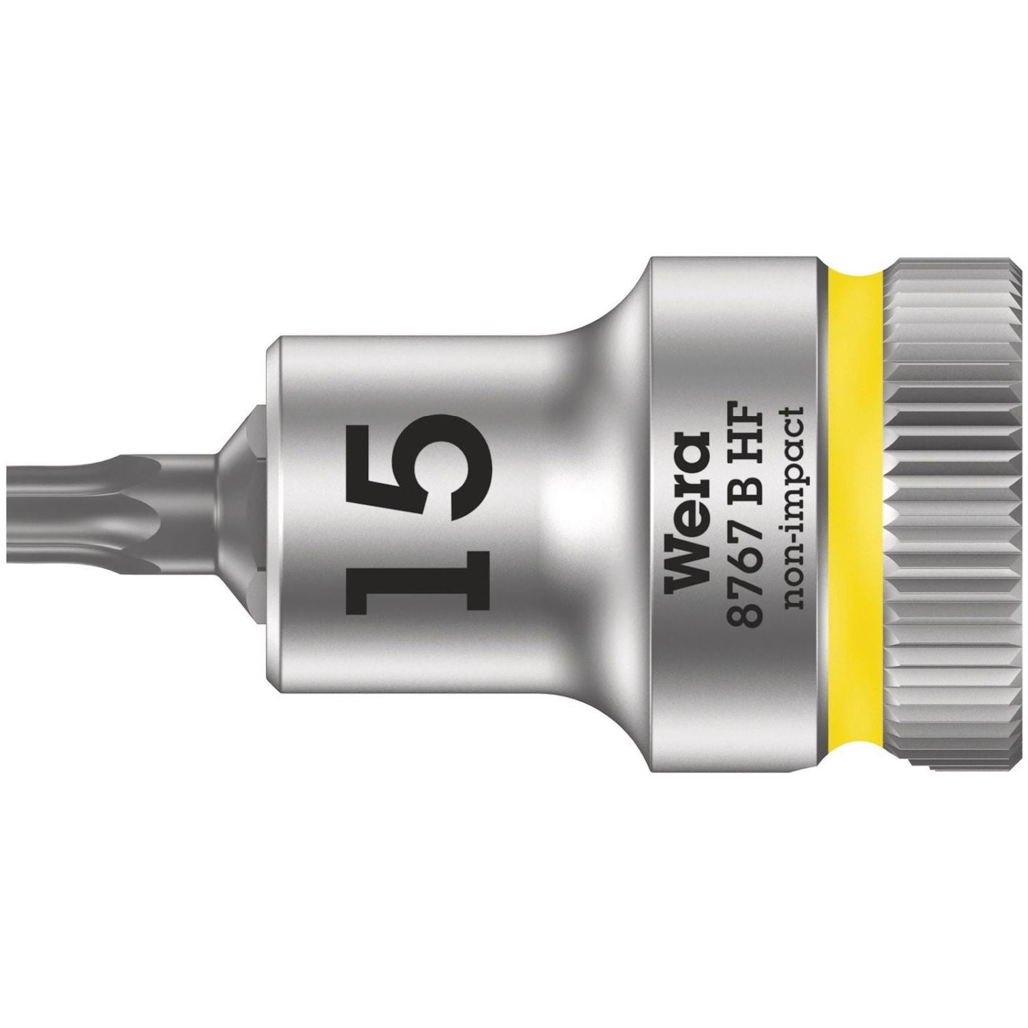 Wera 8767 B Hf Torx Zyklop Bit Socket With Holding Function, 3/8-in. Drive, Torx 15x35-mm.