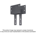 Simpson Strong-Tie CC46PC CCPC Black Powder-Coated Column Cap for 4x Beam, 6x Post