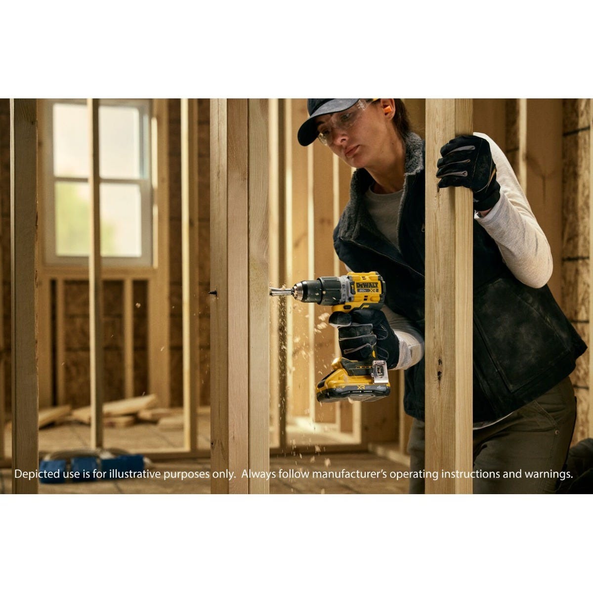 DeWALT DCD806B 20V MAX XR Brushless Cordless 1/2-in. Hammer Drill w/ POWERSTACK 3.5Ah Battery & Charger Starter Kit