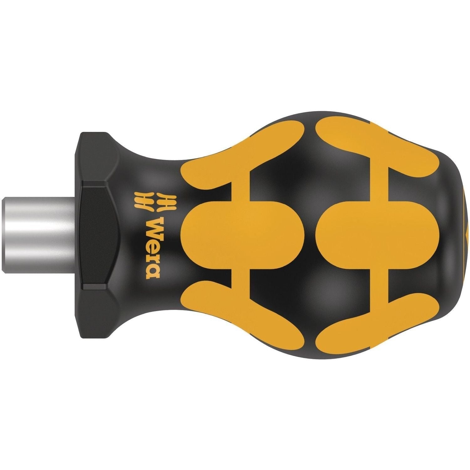 Wera 809/1 Esd Stubby Bitholding Screwdriver, With Retaining Ring, 1/4-in.x54-mm.