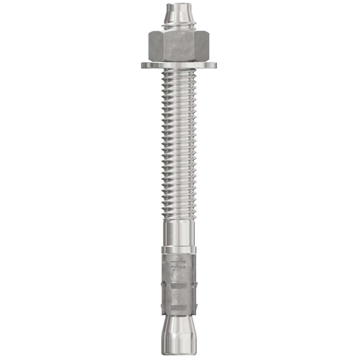 Simpson Strong-Tie STB2-37334S4F50 Strong-Bolt 2, 3/8-in. x 3-3/4-in. Type 304 Stainless-Steel Wedge Anchor, Fully Assembled, 50-Pack