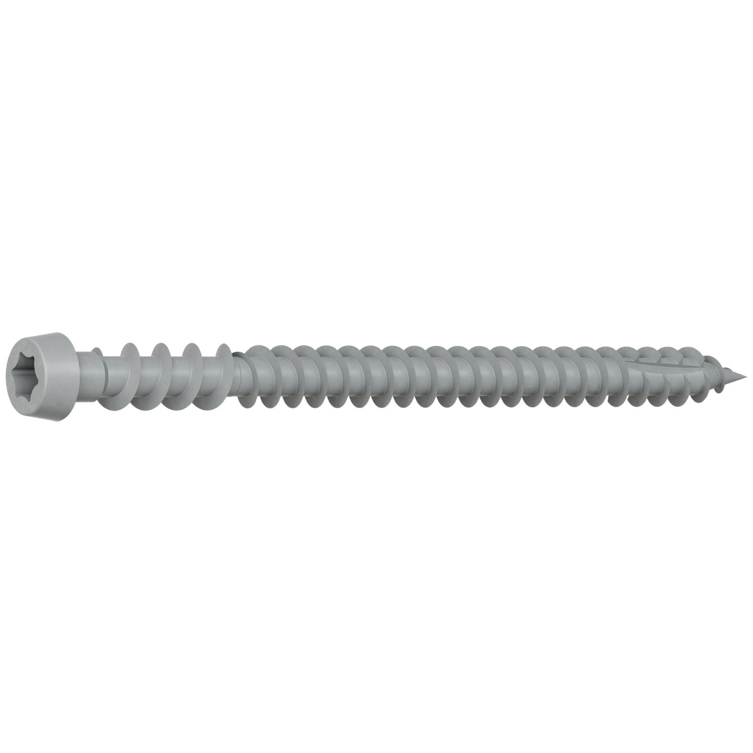 Simpson Strong-Tie DCU234SGR01 Deck-Drive DCU COMPOSITE Screw (Collated), #10 x 2-3/4-in. Quik Guard Gray 01, 1000-Pack