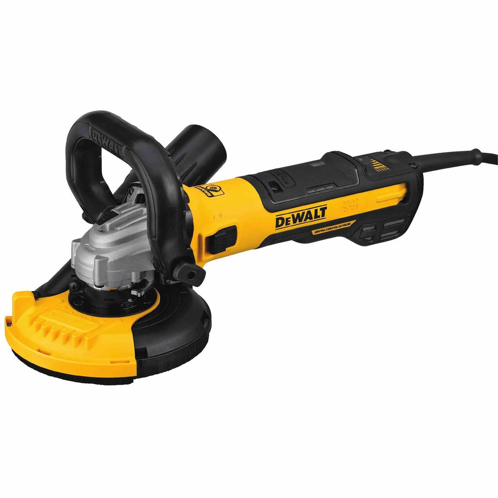 DeWalt DWE46253 Corded 5" Brushless Surfacing Grinder Kit With Kickback Brake