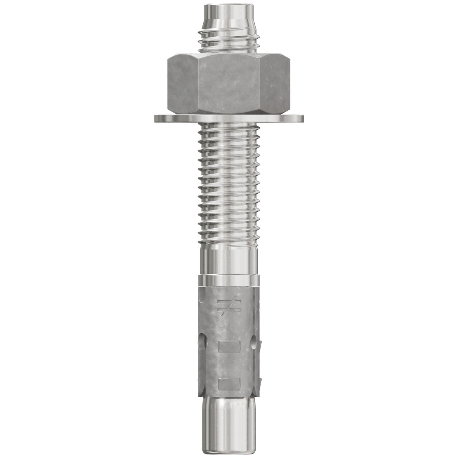 Simpson Strong-Tie STB2-62412S4F20 Strong-Bolt 2, 5/8-in. x 4-1/2-in. Type 304 Stainless-Steel Wedge Anchor, Fully Assembled, 20-Pack