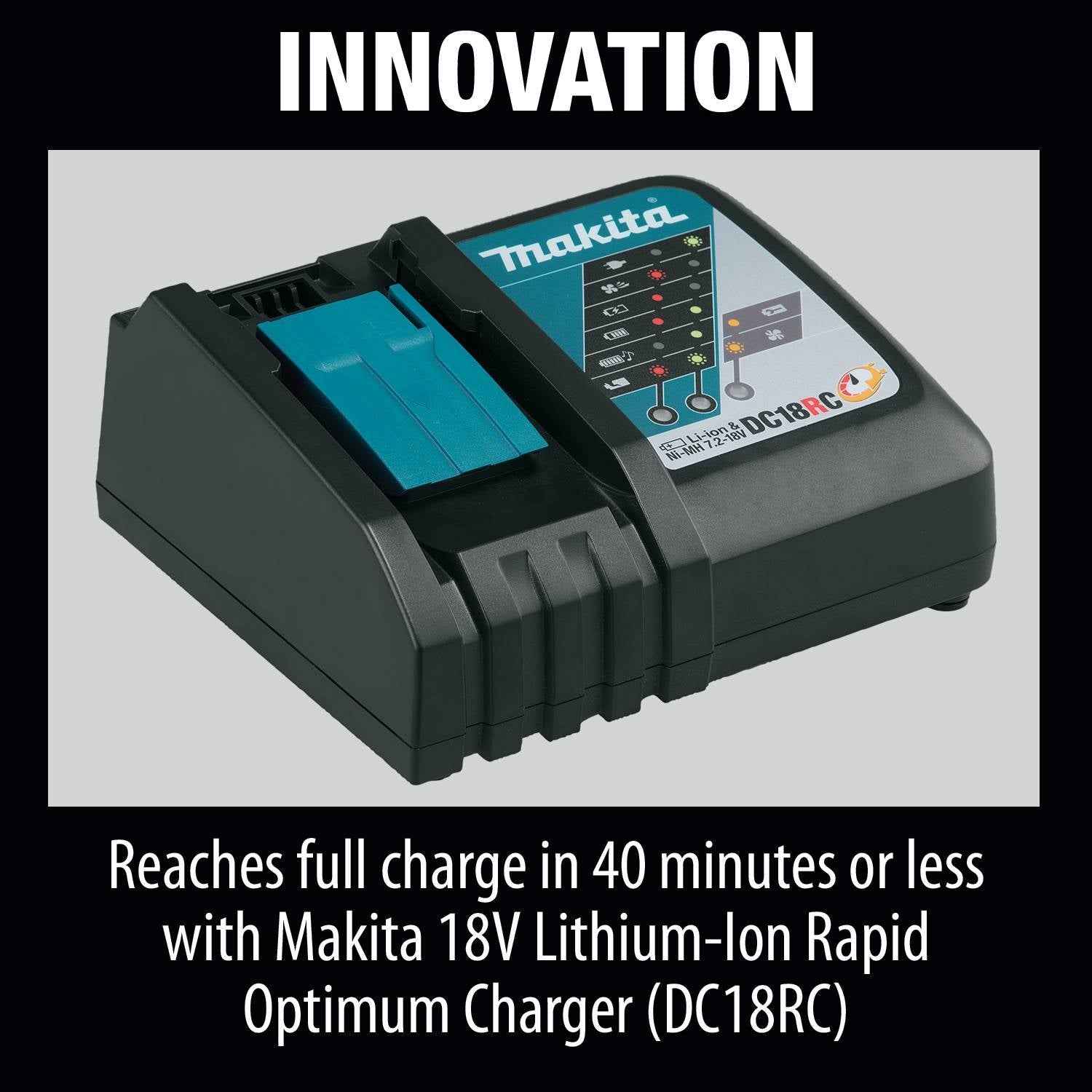 Makita BL1840BDC2X 18V LXT 4.0Ah Battery and Rapid Optimum Charger Starter Pack (PROMO)