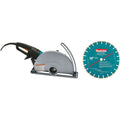 Makita 4114X Corded 14" SJS Electric Angle Cutter, with 14" Diamond Blade