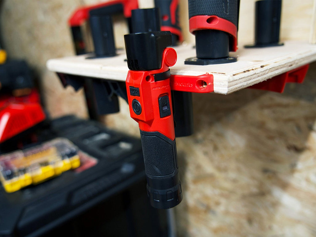 StealthMounts Bench Belt+ Mountable Tool Clips, 6-Pack