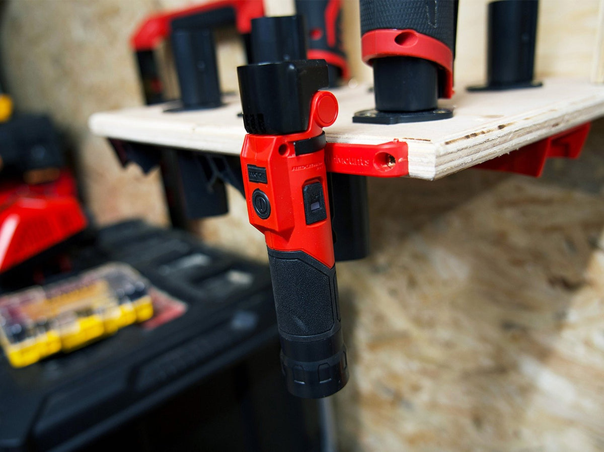 StealthMounts Bench Belt+ Mountable Tool Clips, 6-Pack