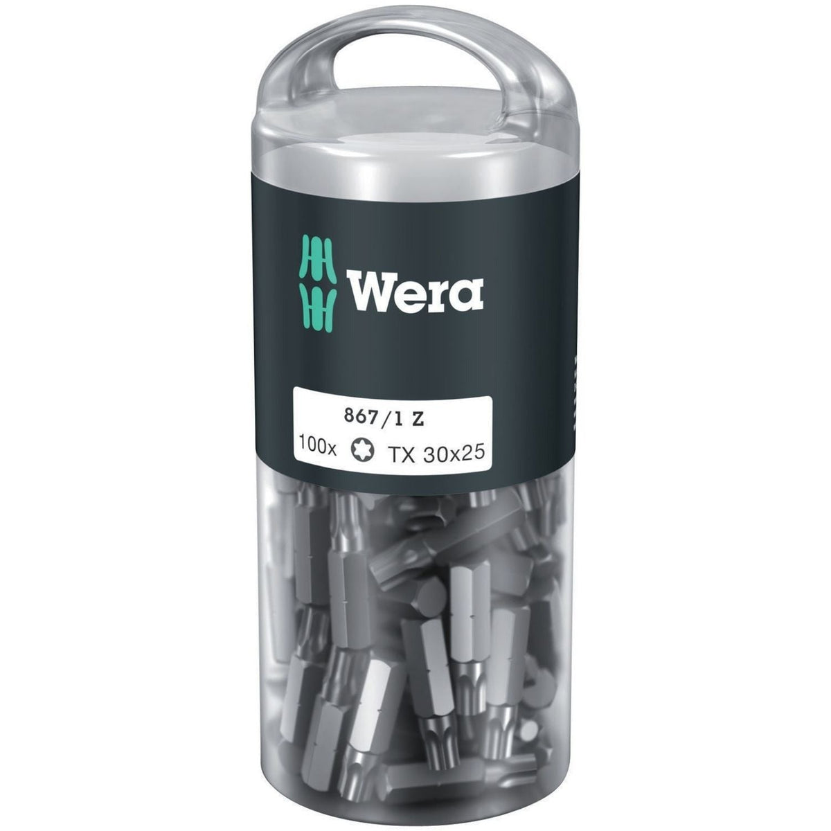 Wera 867/1 Torx Diy 100, Torx 30x25-mm., 100-Pieces