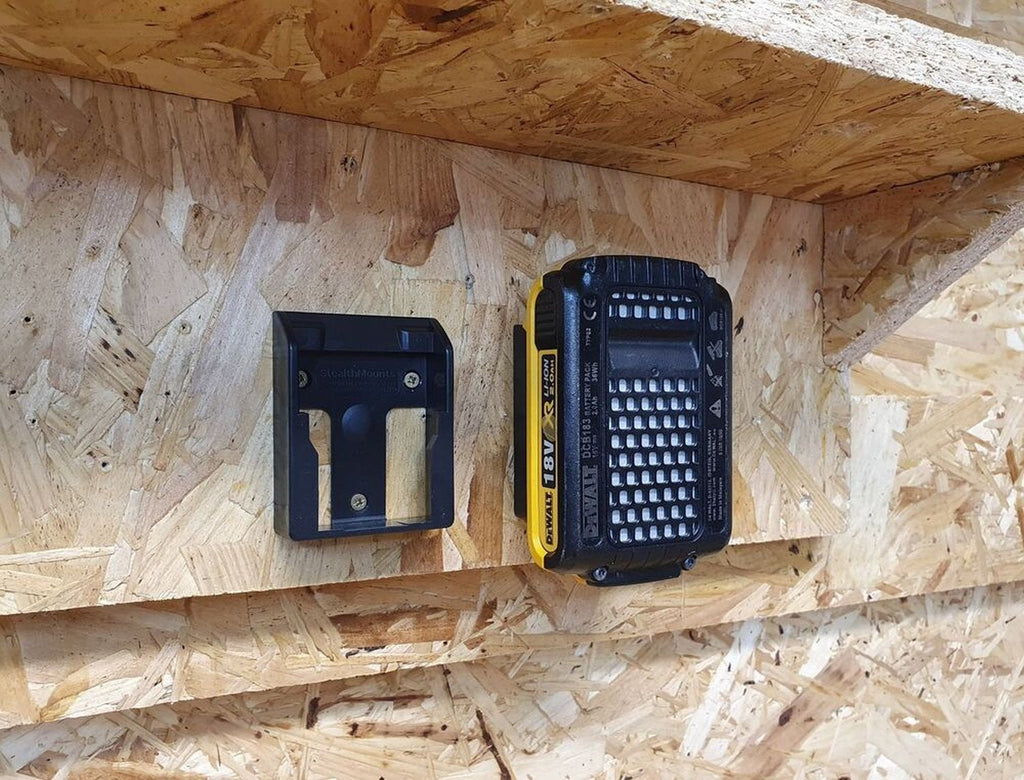 StealthMounts Battery Mounts for DeWALT 20V and Flexvolt, 6-Pack