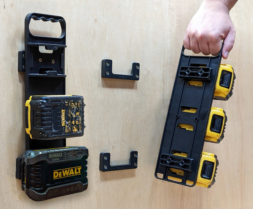 StealthMounts Battery Holder with Handle For DeWalt Batteries
