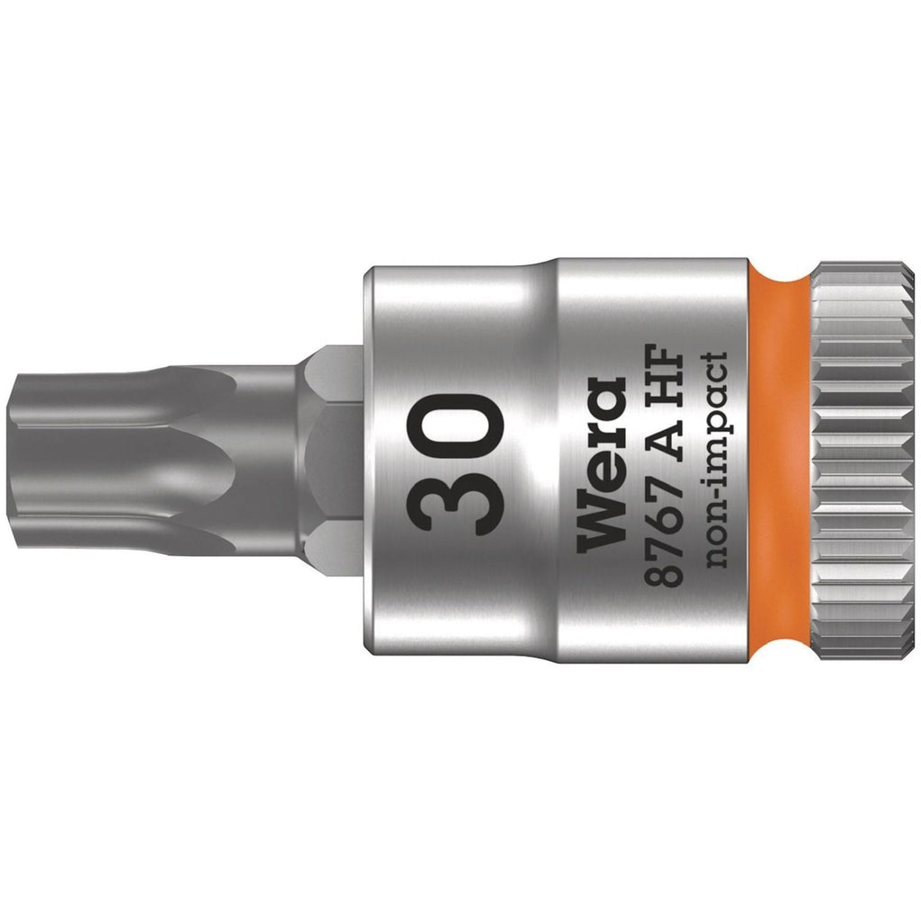 Wera 8767 A Hf Torx Zyklop Bit Socket With Holding Function, 1/4-in. Drive, Torx 30x28-mm.