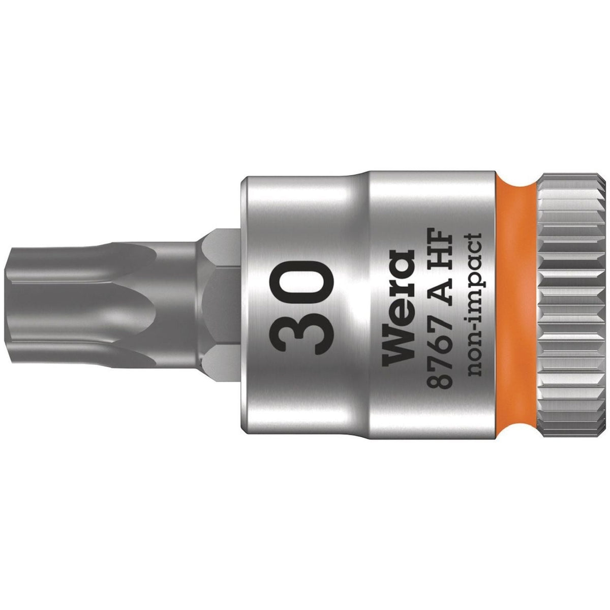 Wera 8767 A Hf Torx Zyklop Bit Socket With Holding Function, 1/4-in. Drive, Torx 30x28-mm.