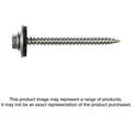 Simpson Strong-Tie T09150HWA-RP5 Metal-Panel Screw with EPDM Washer, #9 x 1-1/2-in. Hex Head, Type 316, 5-Pack