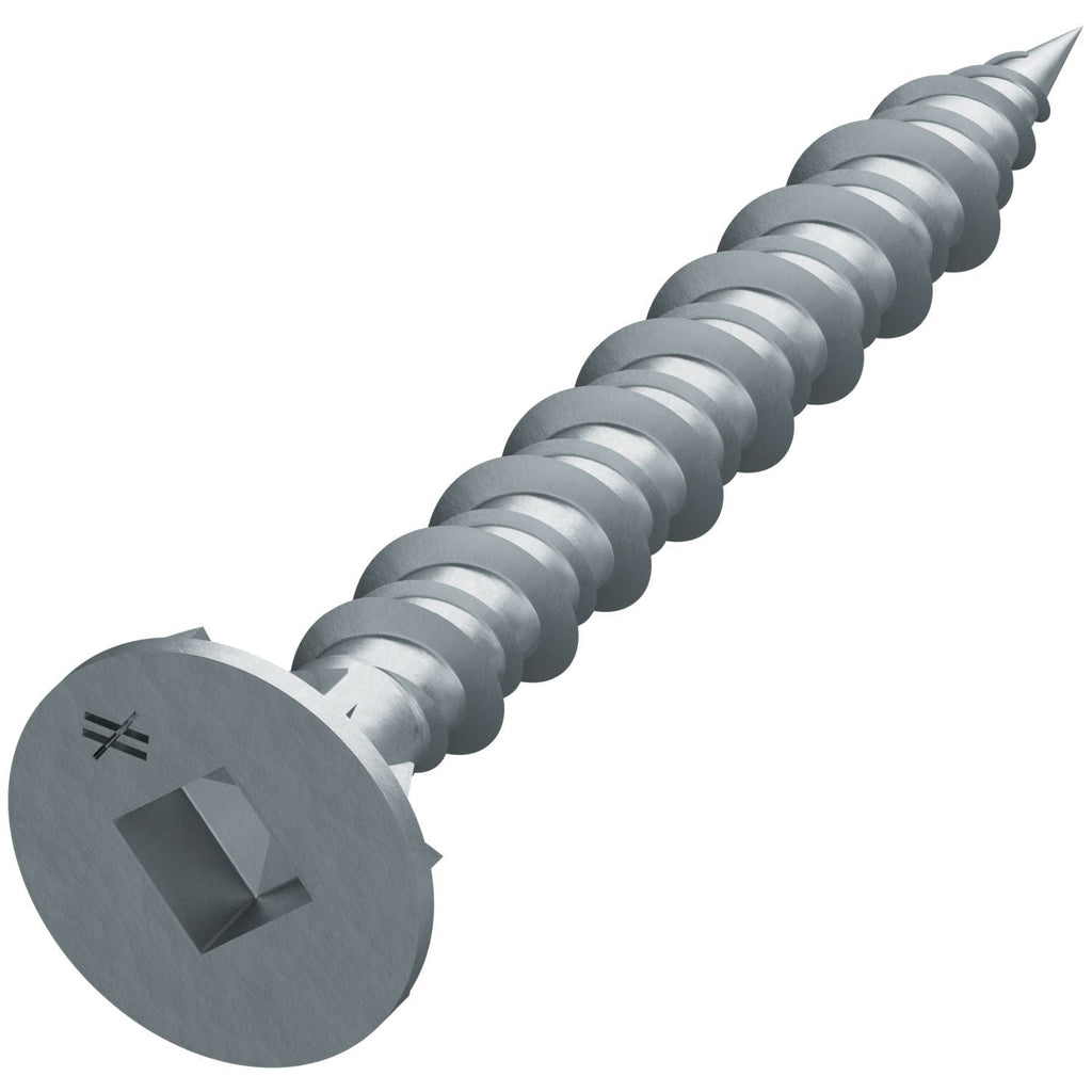 Simpson Strong-Tie CB3BLGHL158S CB3BLGHL Fiber-Cement Board Screw (Collated)— #9 x 1-5/8-in. #3 SQU, 1500-Pack
