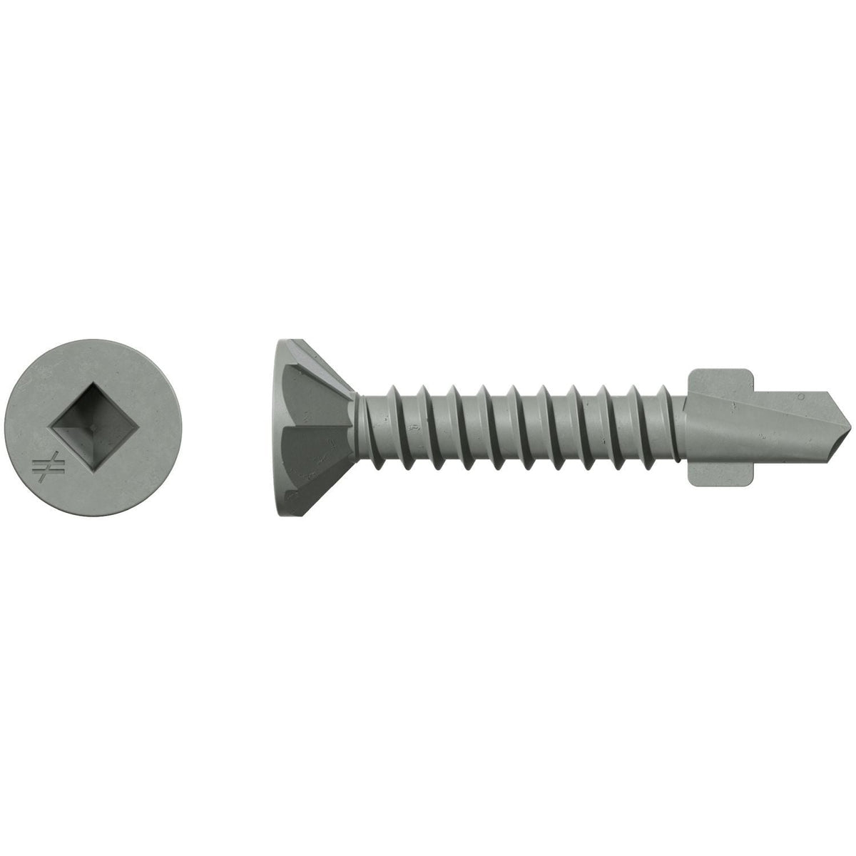 Simpson Strong-Tie CBSDQ106-5K CBSDQ Sheathing-to-CFS Screw, #8 x 1-1/16-in. #2 Square Undersized, Quik Guard, 5000-Pack