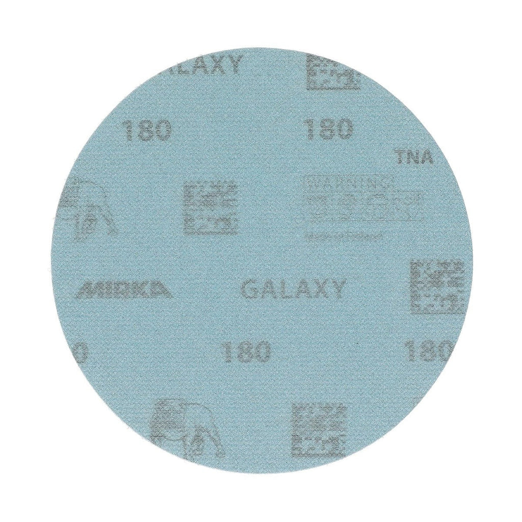 Mirka Galaxy 5-in. 180 Grit Hook and Loop Sanding Discs, 50-Pack (FY-612-180)
