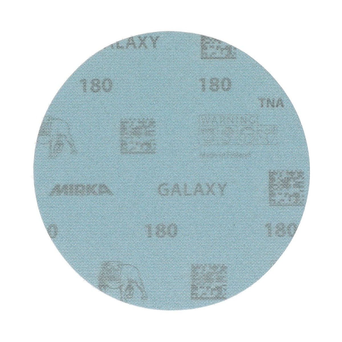 Mirka Galaxy 5-in. 180 Grit Hook and Loop Sanding Discs, 50-Pack (FY-612-180)