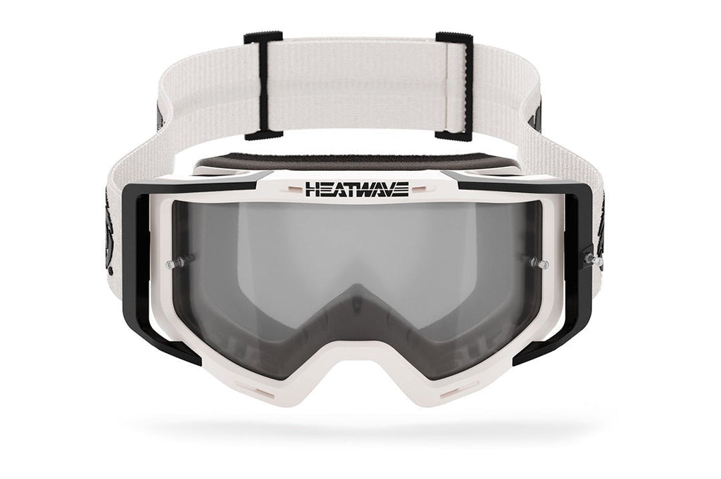 Heat Wave Billboard Icon WHITE/PHOTOCHROMIC MXG-250 Moto Goggle
