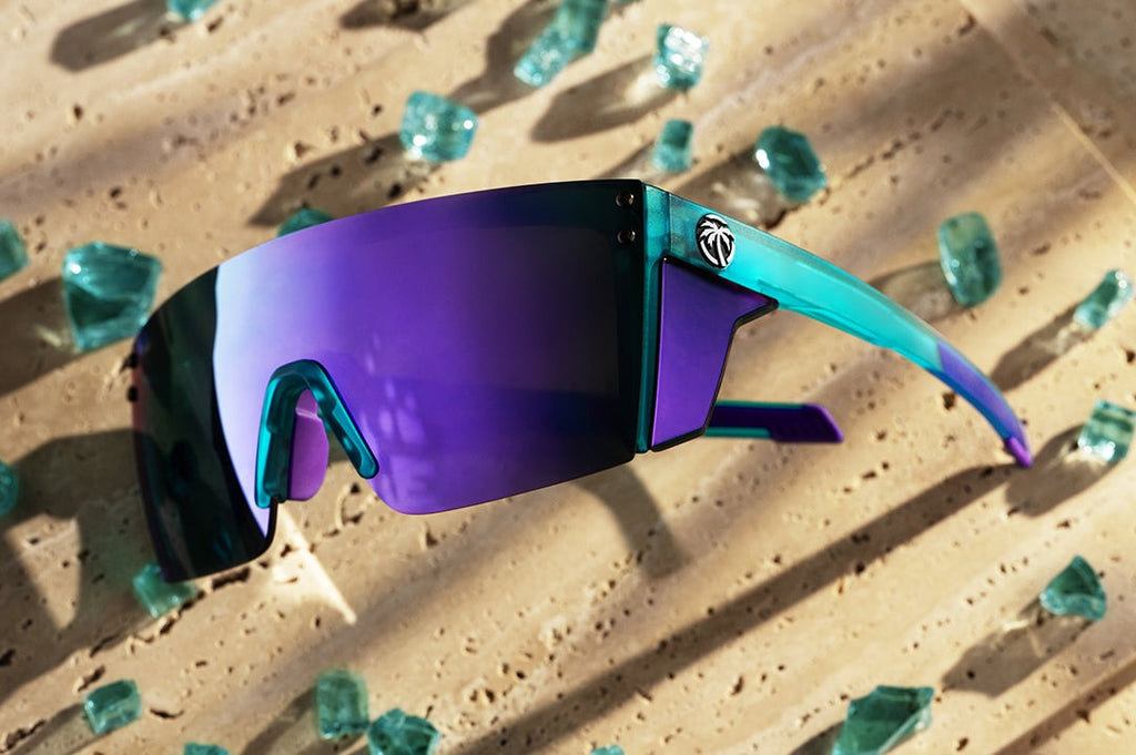 Heat Wave Performance XL Lazer Face Aqua Frost Z87+ Sunglasses