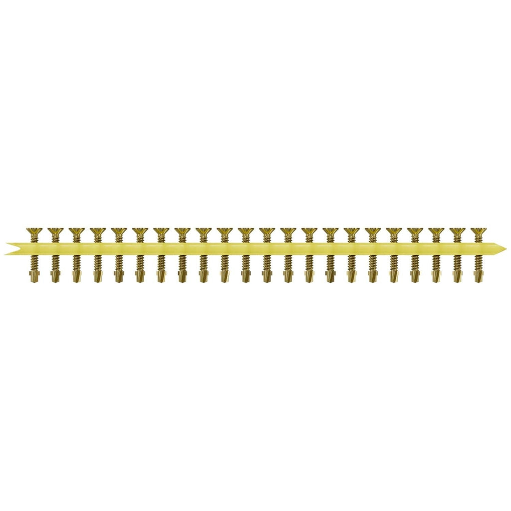 Simpson Strong-Tie TB1440S Strong-Drive TB WOOD-TO-STEEL Screw (Collated), #14 x 1-9/16-in. Yellow Zinc, 1000-Pack
